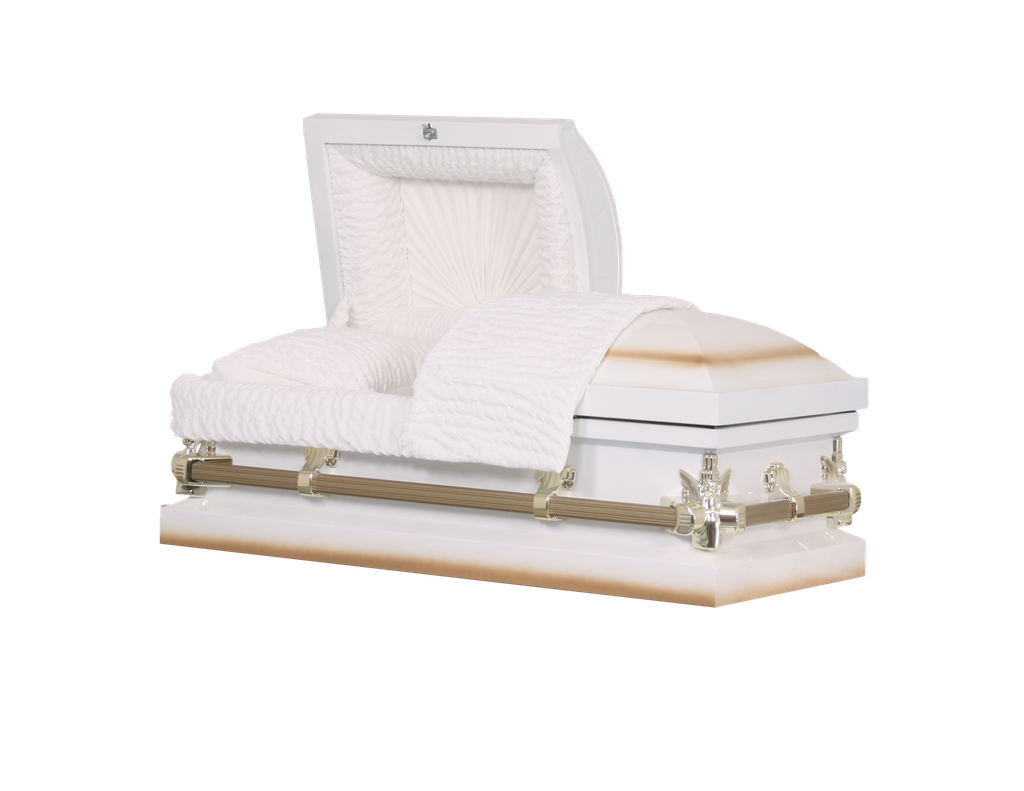 Youth White Metal 3'6" Non-Gasketed (Half Couch)